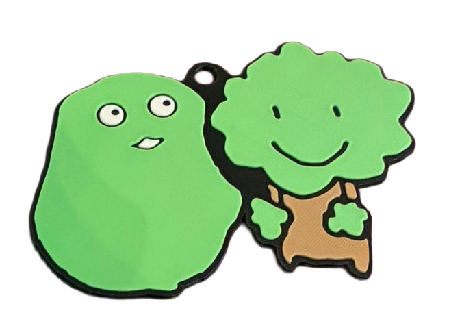 けやきくん・ナウルくん仲良しプレート