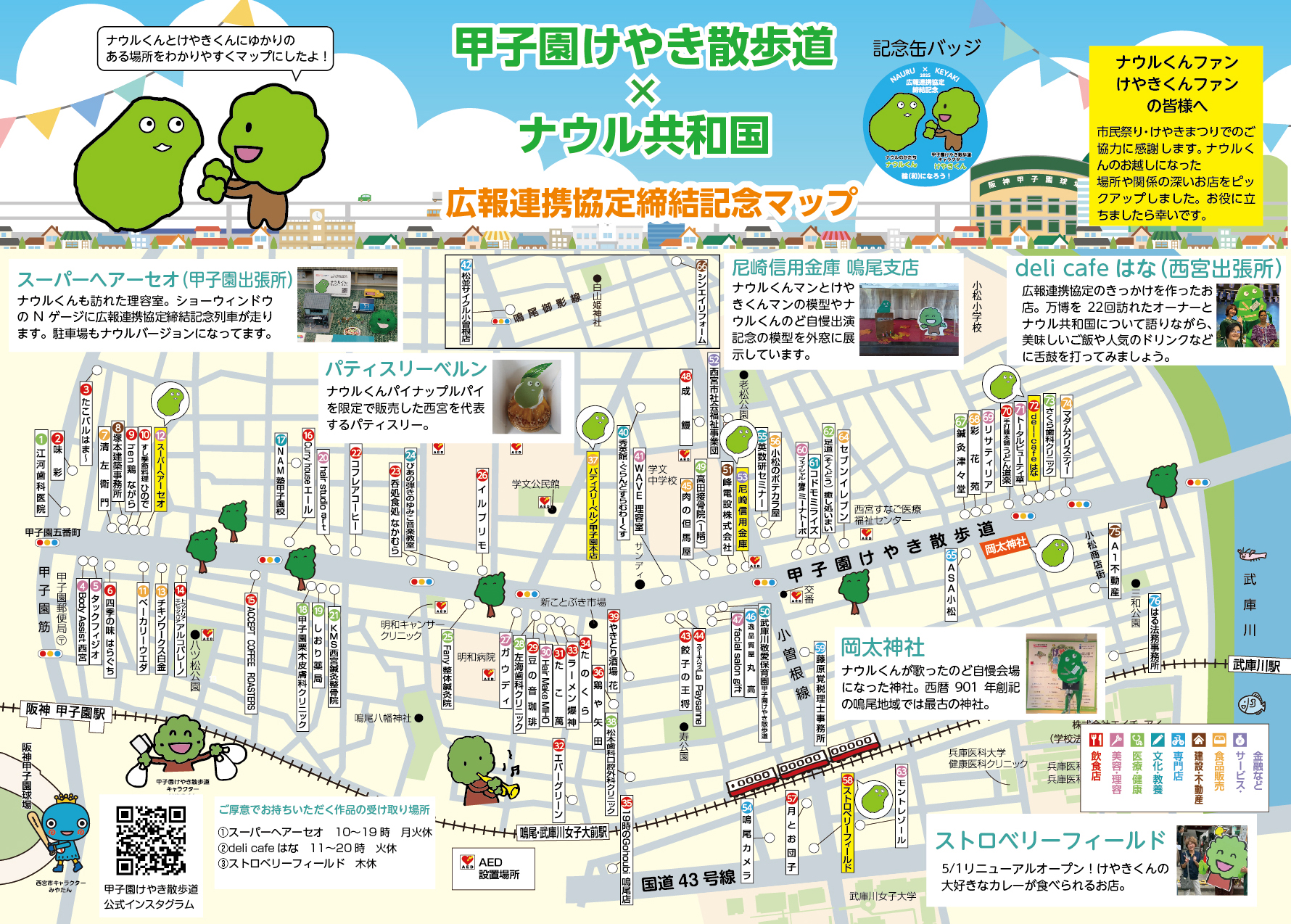 スタンプラリーMAP